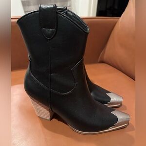 Free people inspired BEAST FASHION Two-Tone Heeled Boots